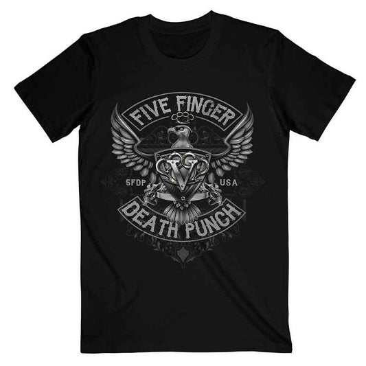 Five Finger Death Punch T-Shirt: Howe Eagle Crest