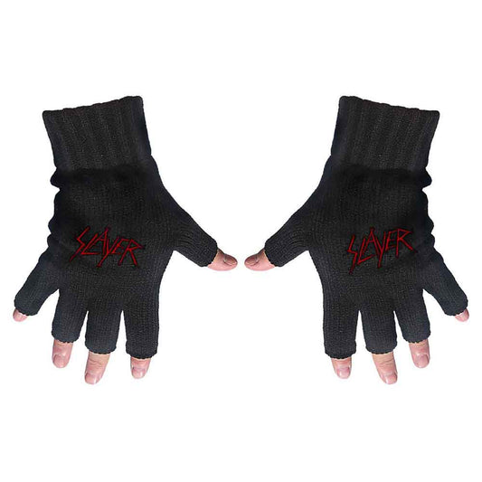 Slayer Gloves: Scratched Logo