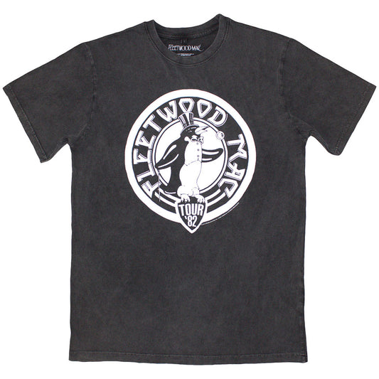 Fleetwood Mac Stone Wash T-Shirt: Tour '82 Penguin