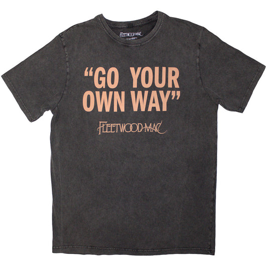 Fleetwood Mac Stone Wash T-Shirt: Go Your Own Way
