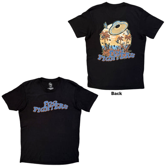 Foo Fighters Premium Carbon T-Shirt: Space Butterflies