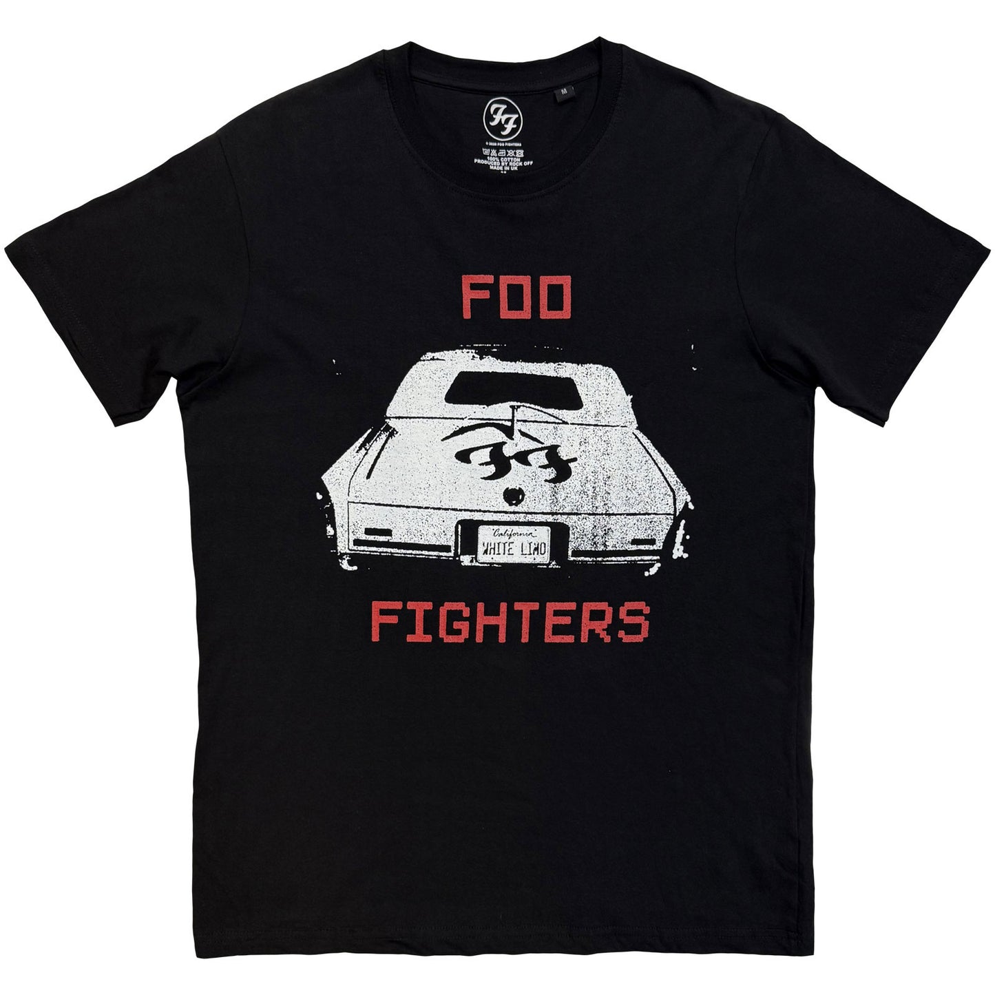 Foo Fighters T-Shirt: White Limo