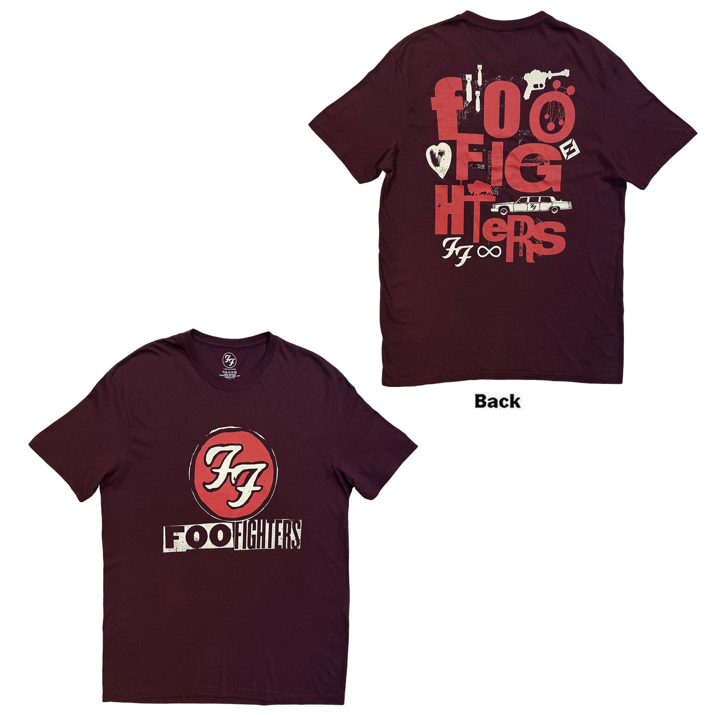 Foo Fighters T-Shirt: Albums Symbols