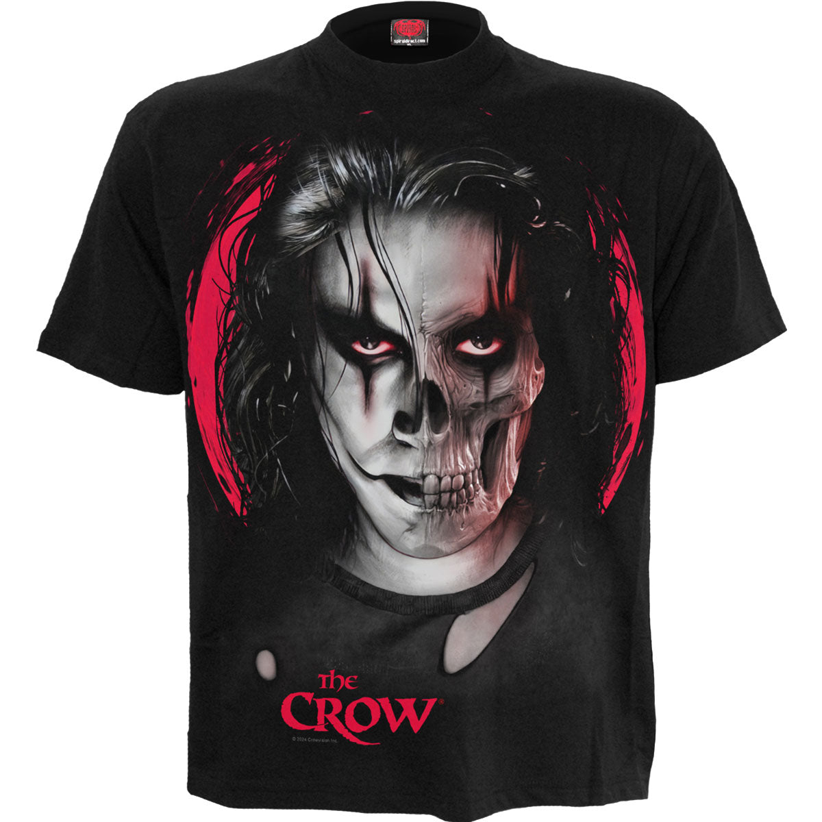 The Crow T-Shirt: Skull Face