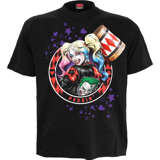 DC Comics T-Shirt: Batman Harley Quinn Puddin'