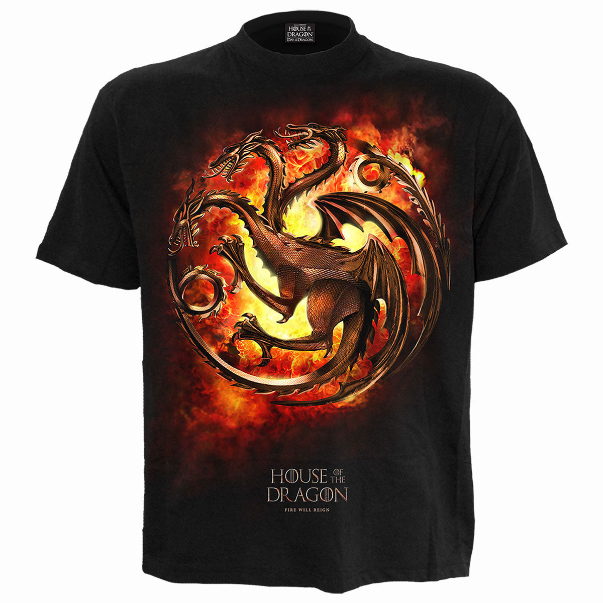 House of the Dragon T-Shirt: Dragon Flames