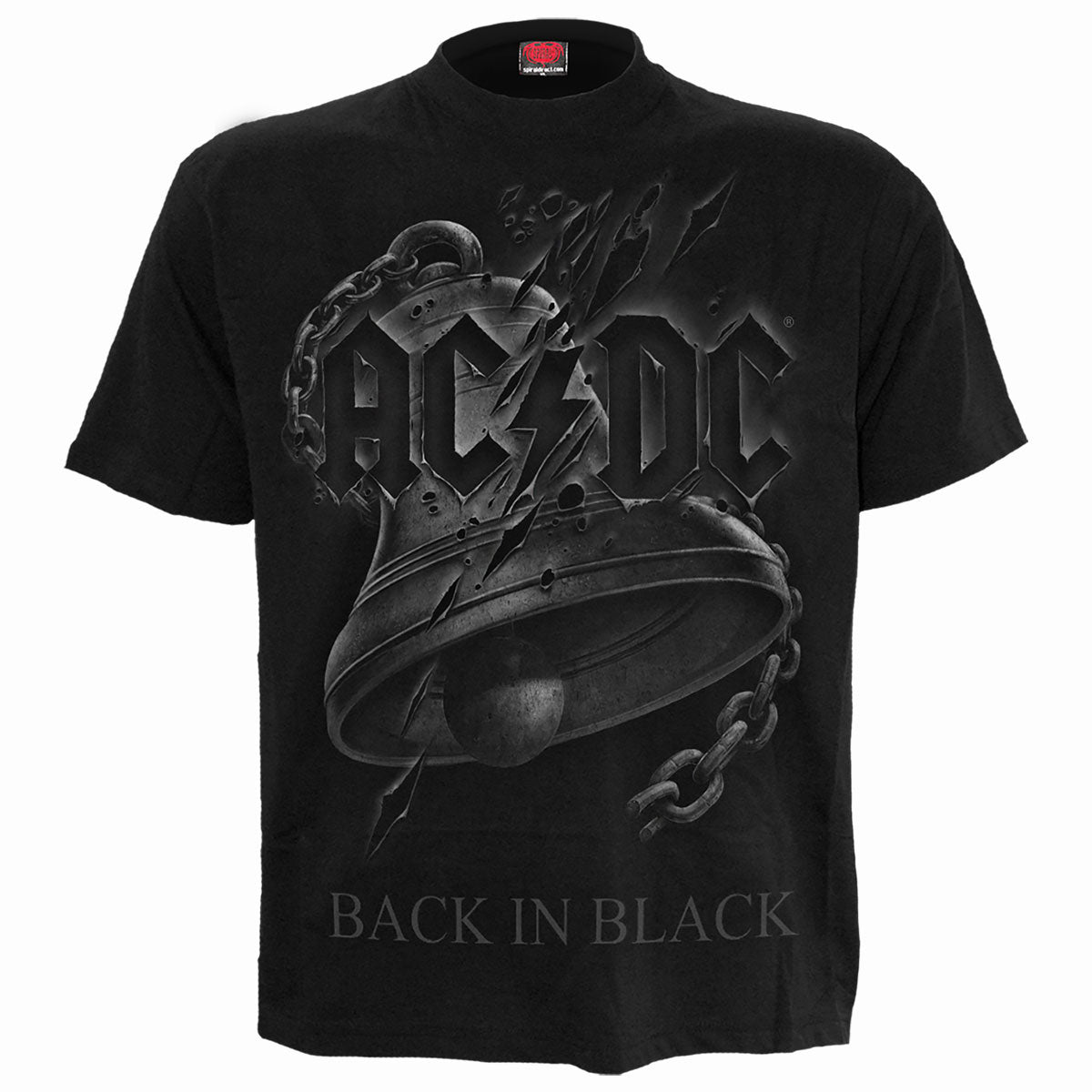 AC/DC T-Shirt: Back In Black Torn
