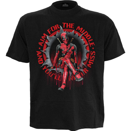 Marvel Comics T-Shirt: Deadpool Aim for the Middle