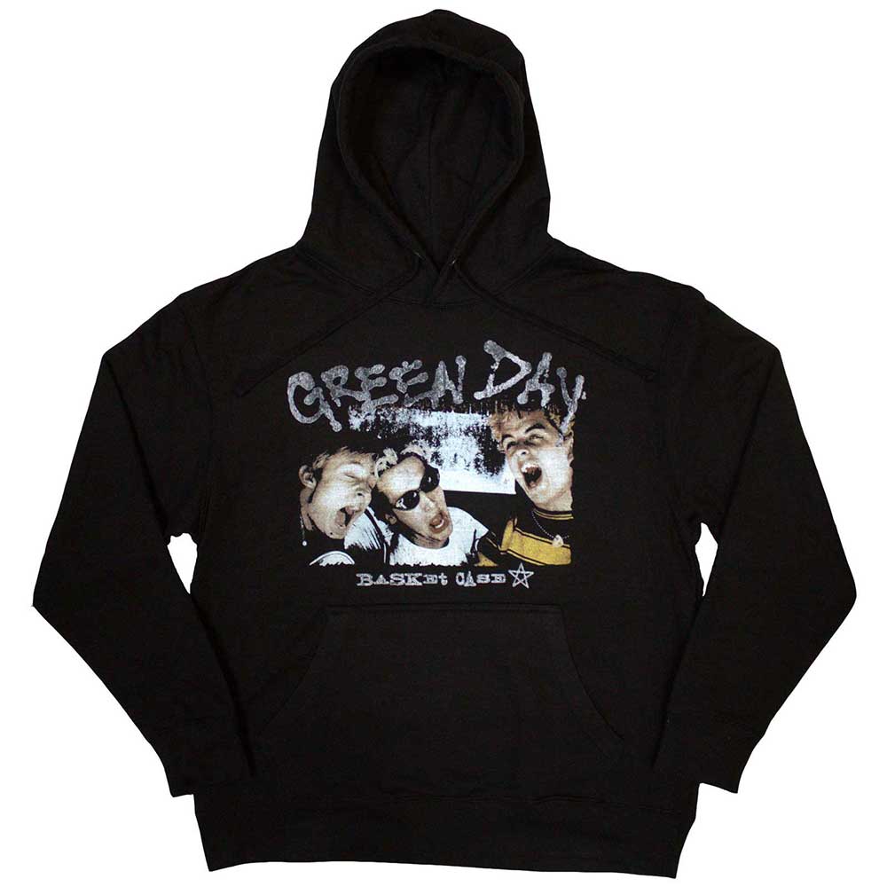 Green Day Pullover Hoodie: Basket Case Star