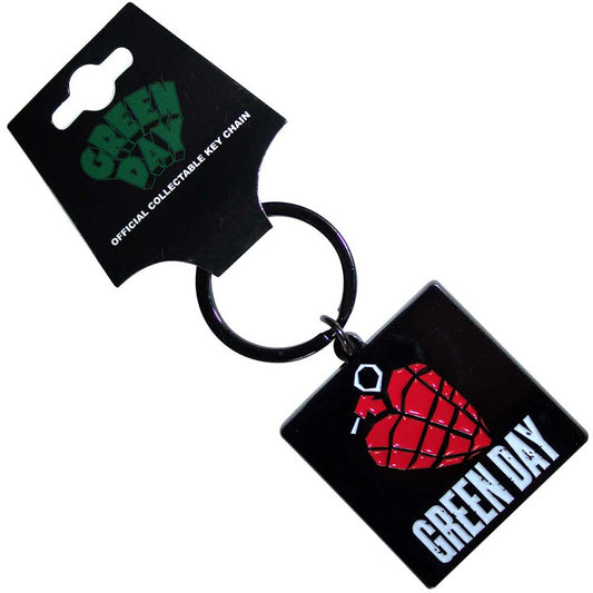 Green Day Keychain: Grenade Logo