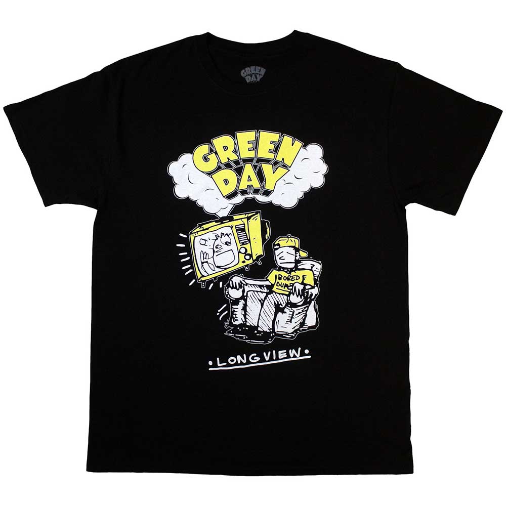 Green Day T-Shirt: Longview Doodle
