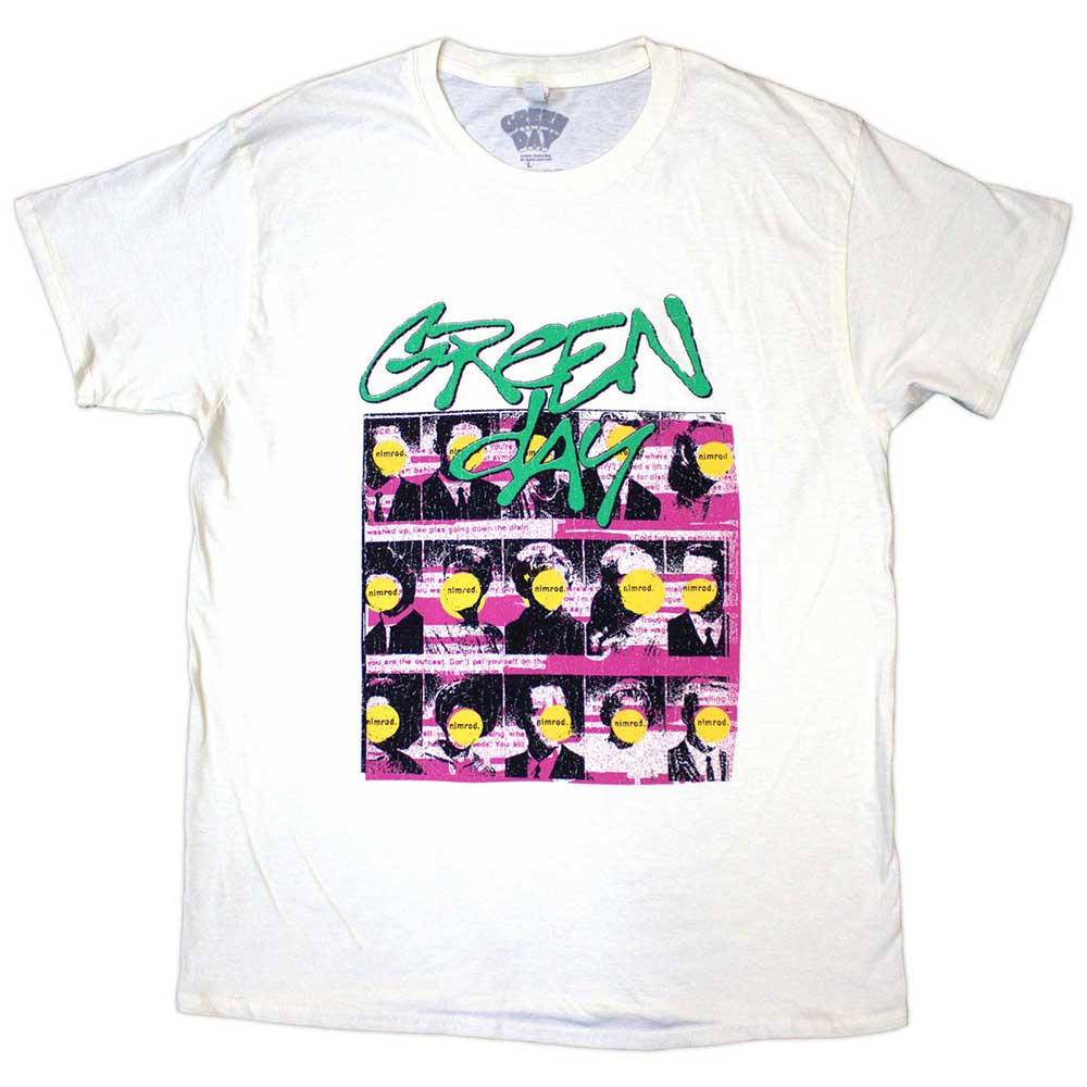 Green Day T-Shirt: Nimrod Mugshots