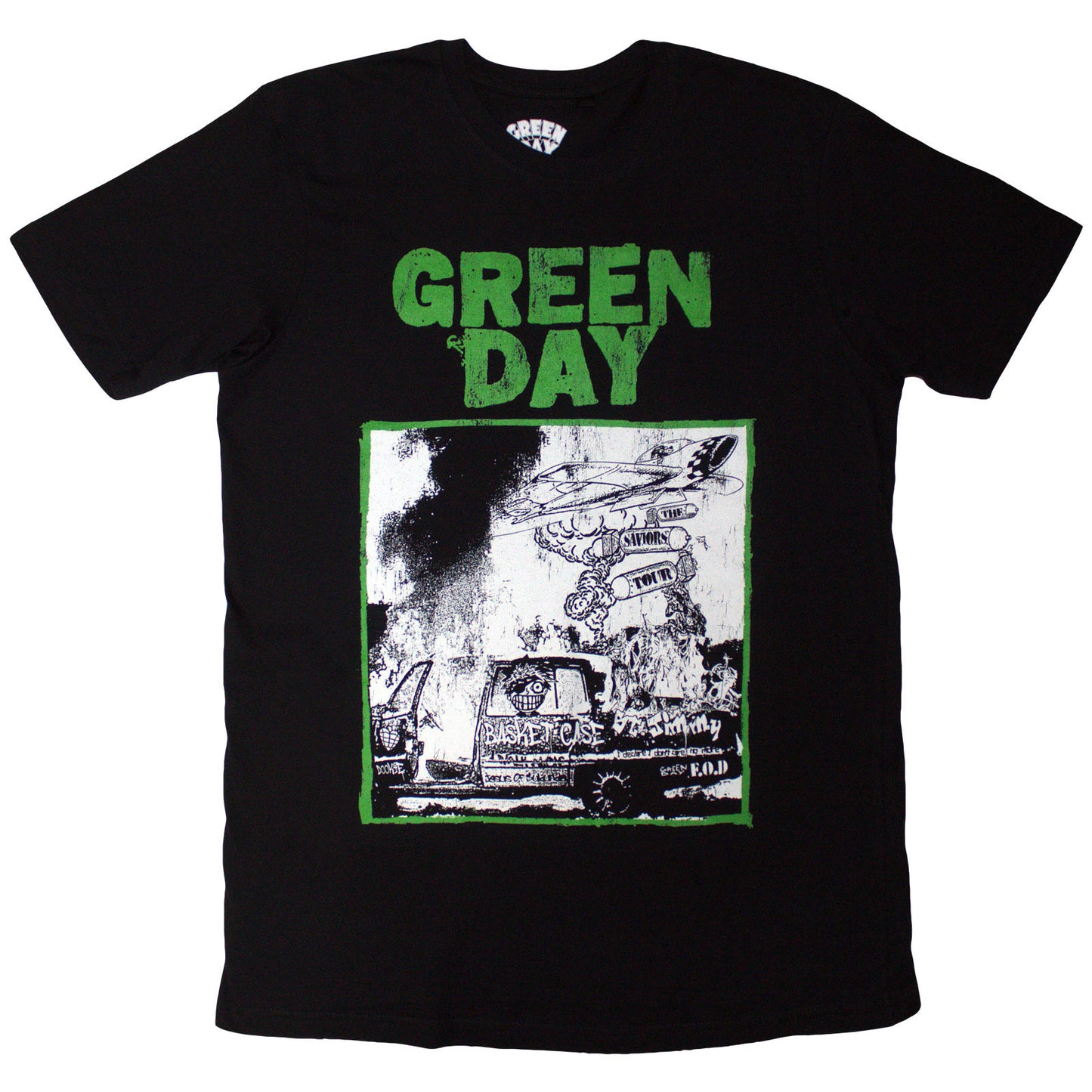 Green Day T-Shirt: Riot Trio