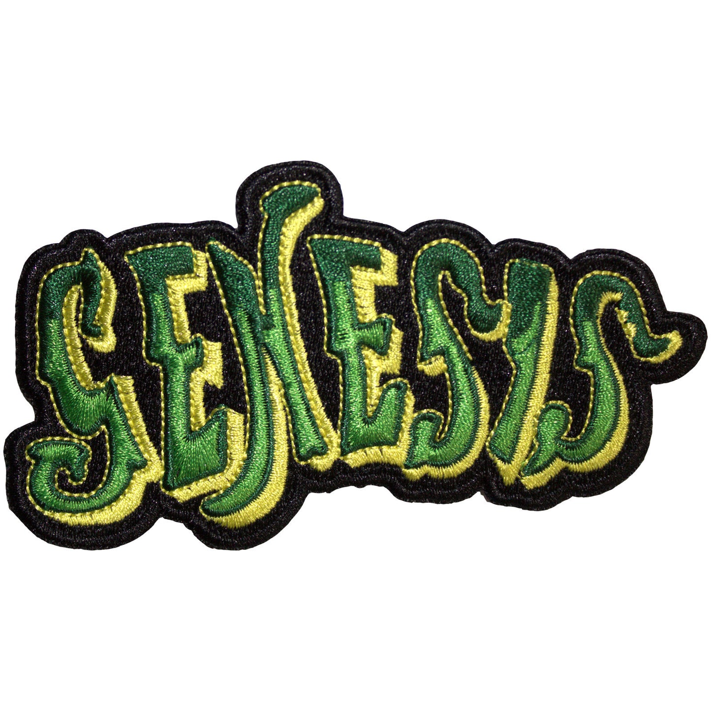 Genesis Patch: Classic Logo Cut-Out Green
