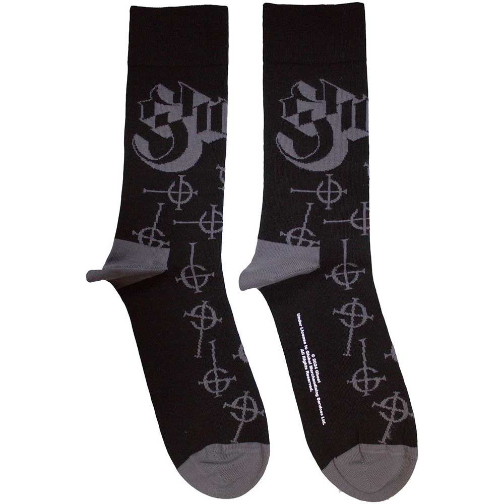 Ghost Socks: Symbol Pattern