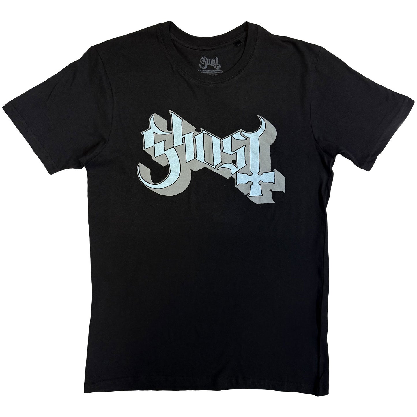Ghost T-Shirt: Blue/Grey Keyline Logo