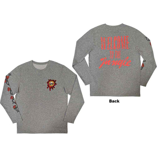 Guns N' Roses Long Sleeve T-Shirt: Splatter Seal