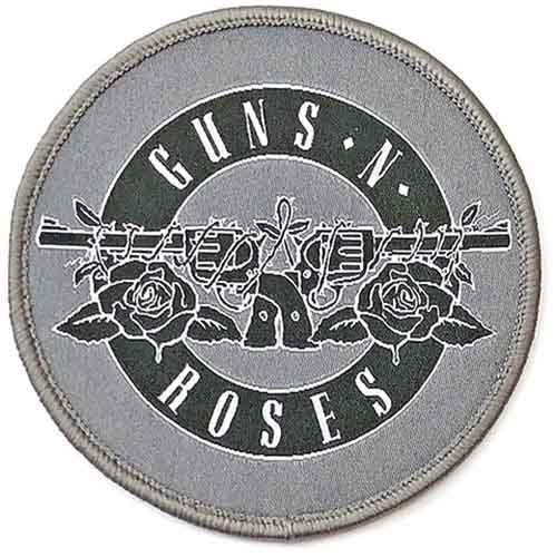 Guns N' Roses Patch: White Circle Logo