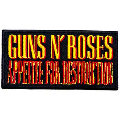 Guns N' Roses Patch: Appetite for Destruction