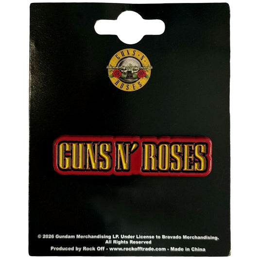 Guns N' Roses Badge: Text Logo