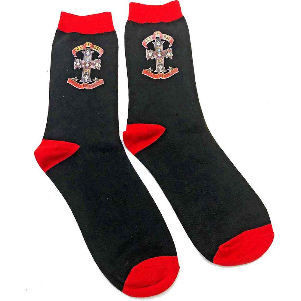 Guns N' Roses Socks: Appetite Cross