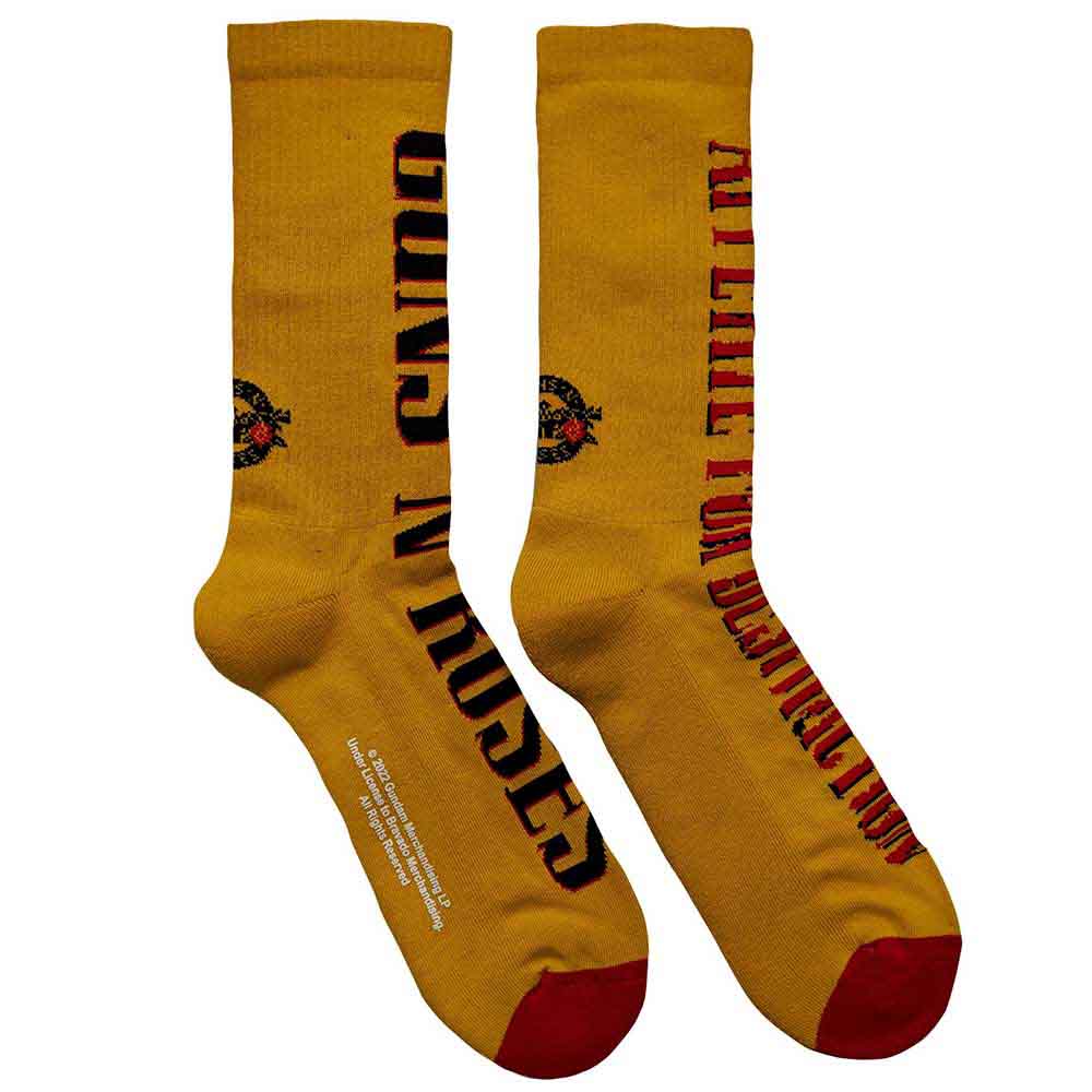Guns N' Roses Terry Socks: Appetite for Destruction