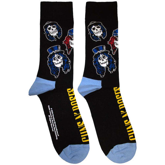 Guns N' Roses Socks: Skulls Band