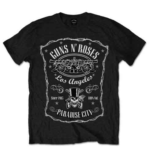 Guns N' Roses T-Shirt: Paradise City Label