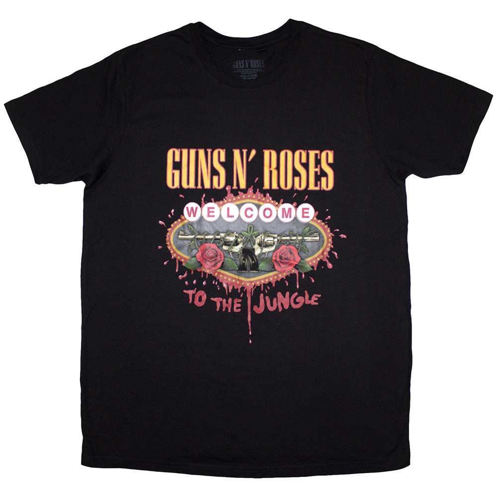 Guns N' Roses Ladies T-Shirt: Welcome to the Jungle
