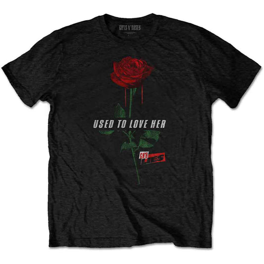 Guns N' Roses T-Shirt: Used to Love Her Rose
