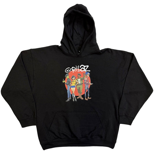 Gorillaz Pullover Hoodie: Group Circle Rise