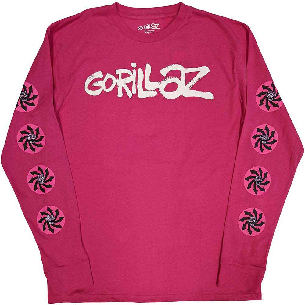 Gorillaz Long Sleeve T-Shirt: Repeat Pazuzu