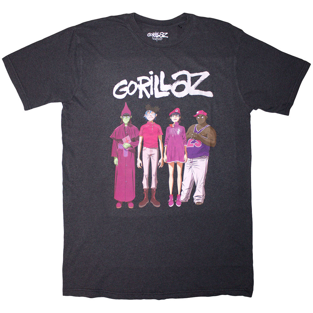 Gorillaz T-Shirt: Cracker Island Standing Group
