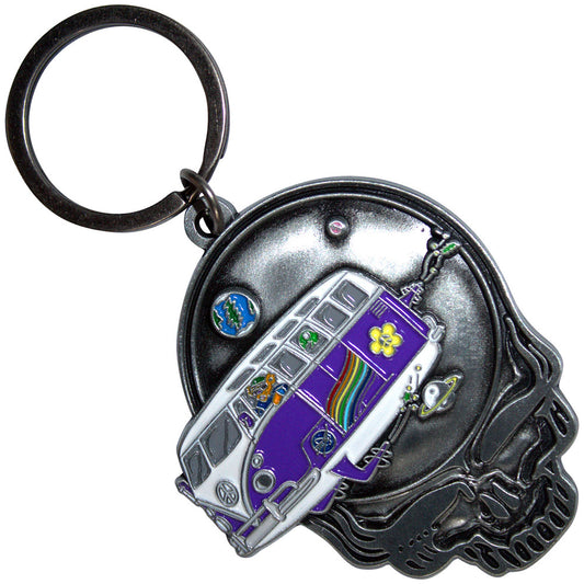 Grateful Dead Keychain: Space Your Face Bus
