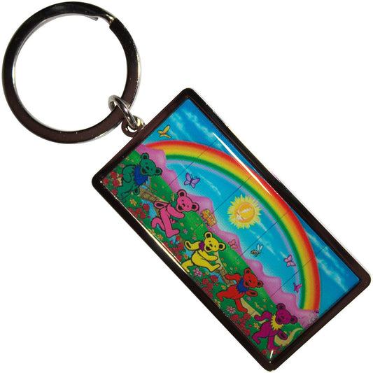 Grateful Dead Keychain: Rainbow