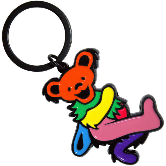 Grateful Dead Keychain: Pink Body Dancing Bear