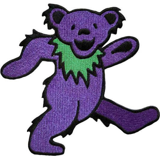 Grateful Dead Patch: Purple Dancing Bear