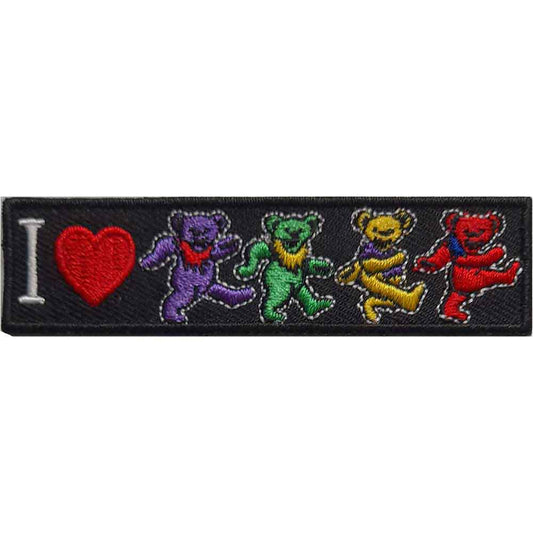Grateful Dead Patch: I Love Bears