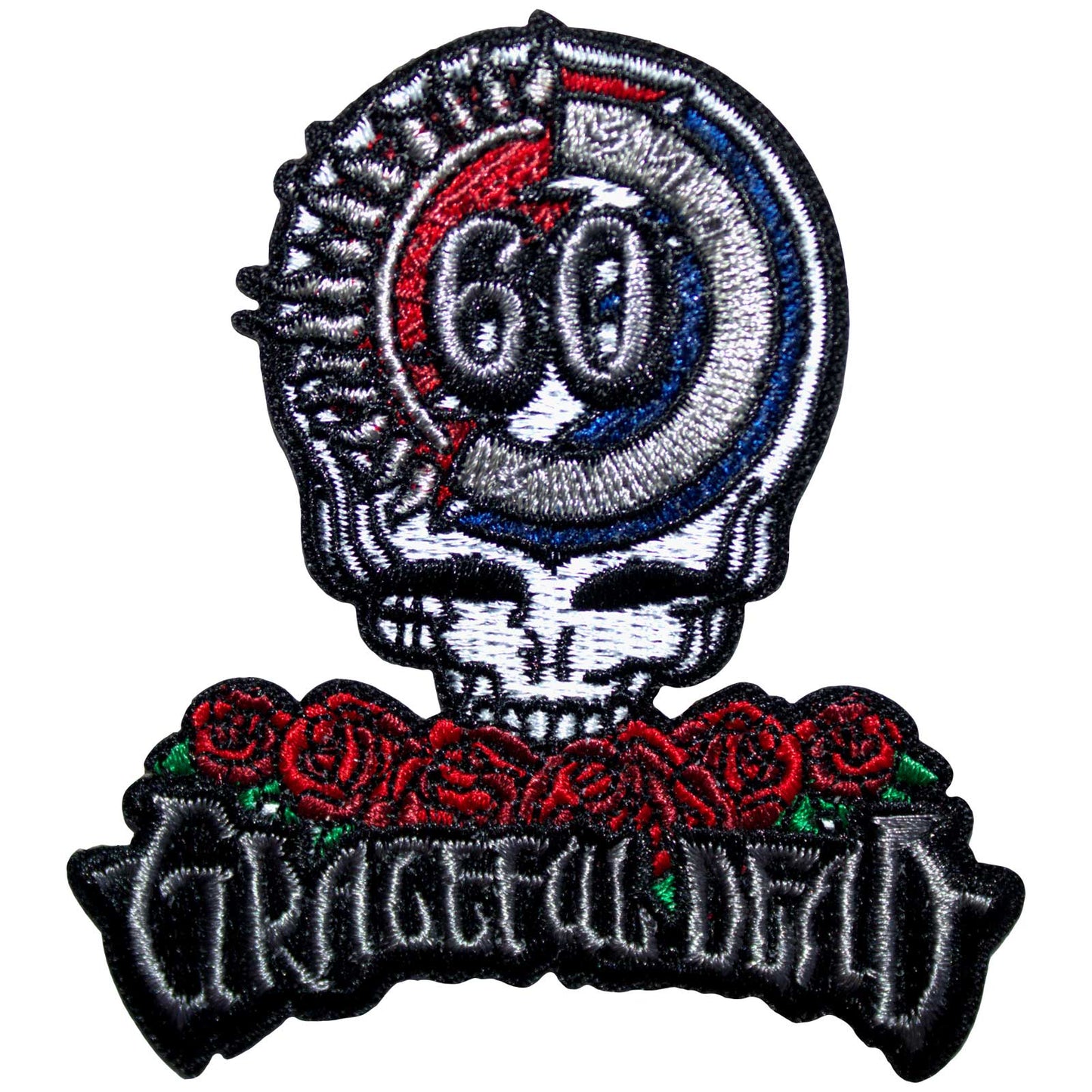 Grateful Dead Patch: 60th Anniversary Skull & Logo