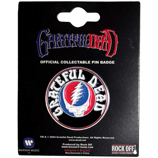 Grateful Dead Badge: Steal Your Face Logo
