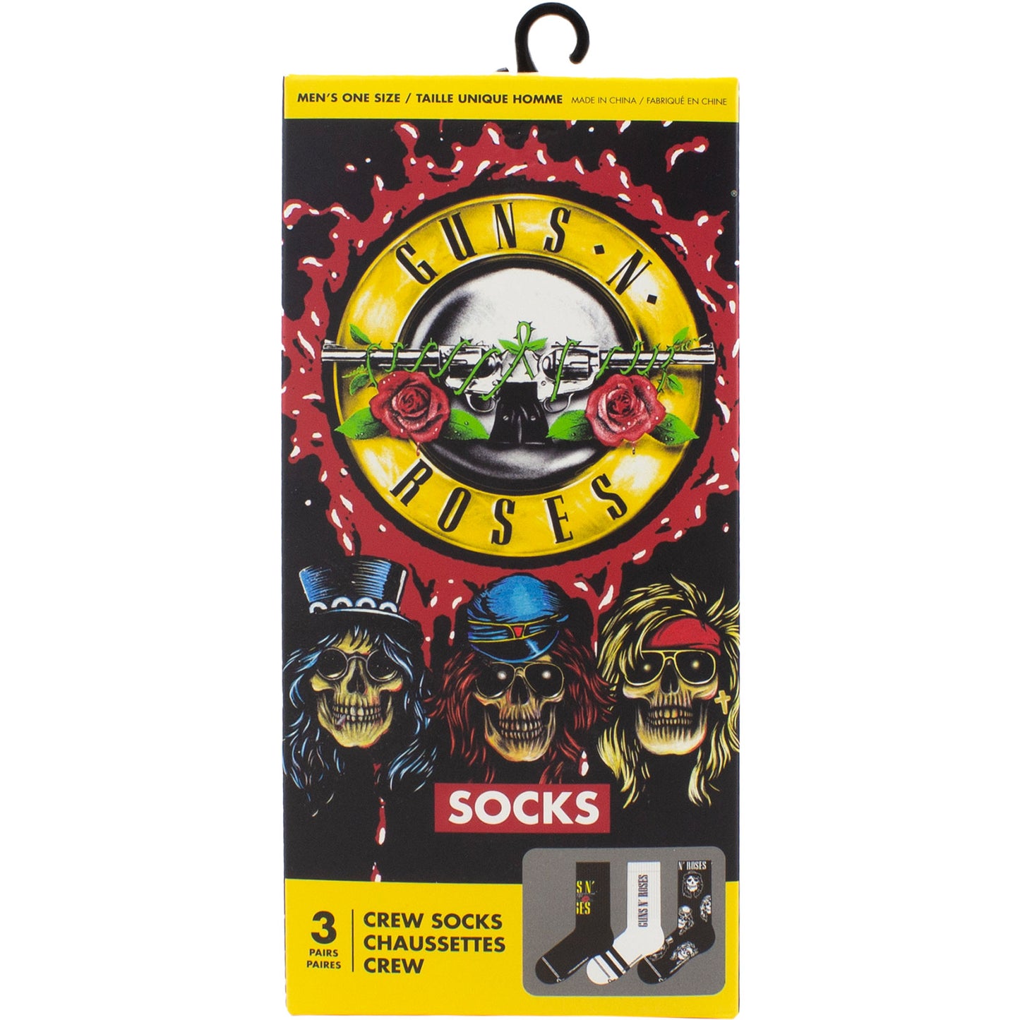 Guns N' Roses Sock Gift Box: Logos