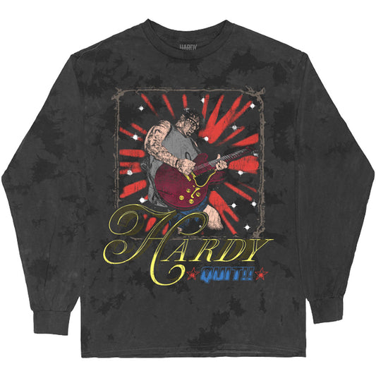 Hardy Long Sleeve T-Shirt: Quit!! Guitar