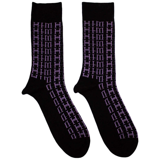 HIM Socks: Logo Repeat
