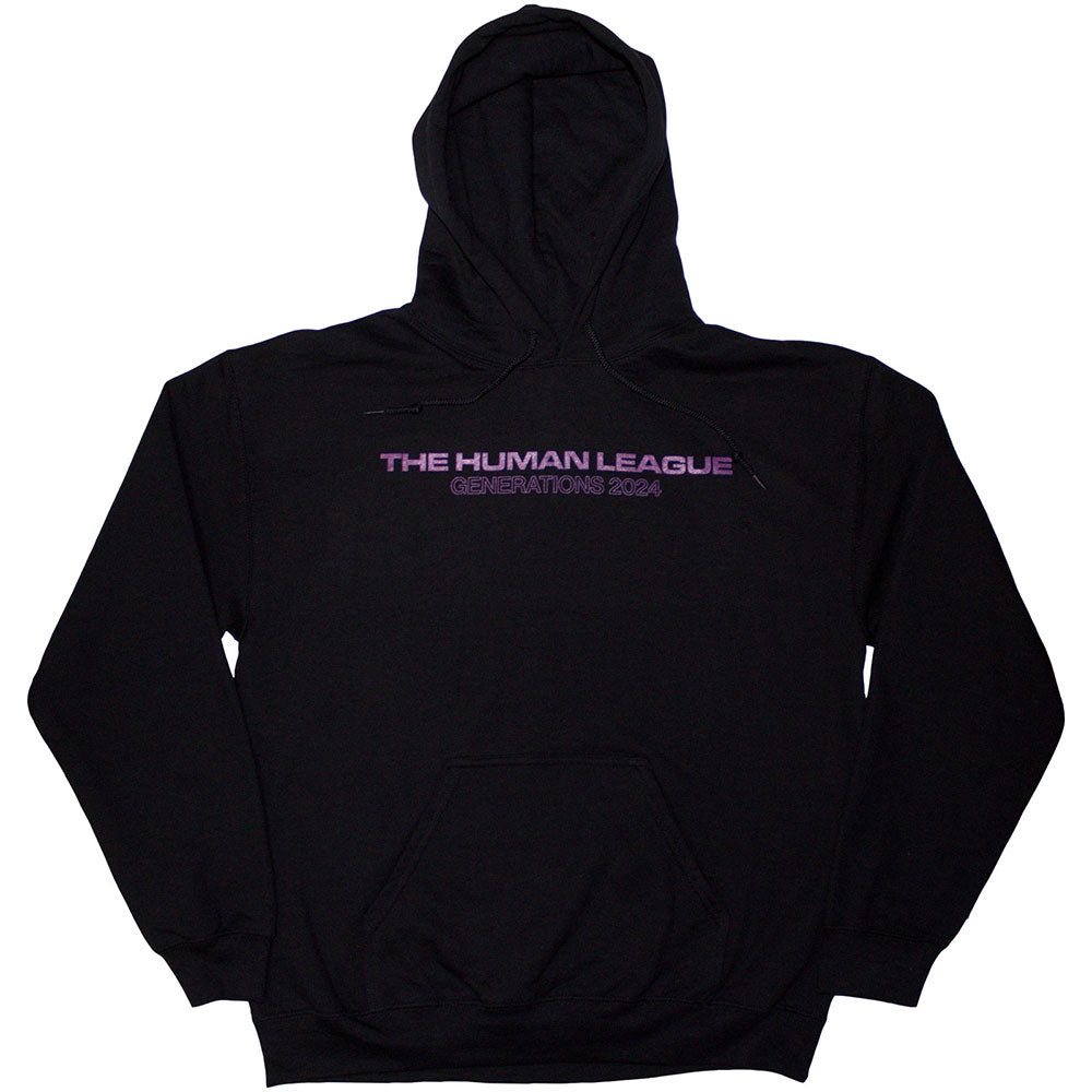 The Human League Pullover Hoodie: Generations Tour '24 Logo