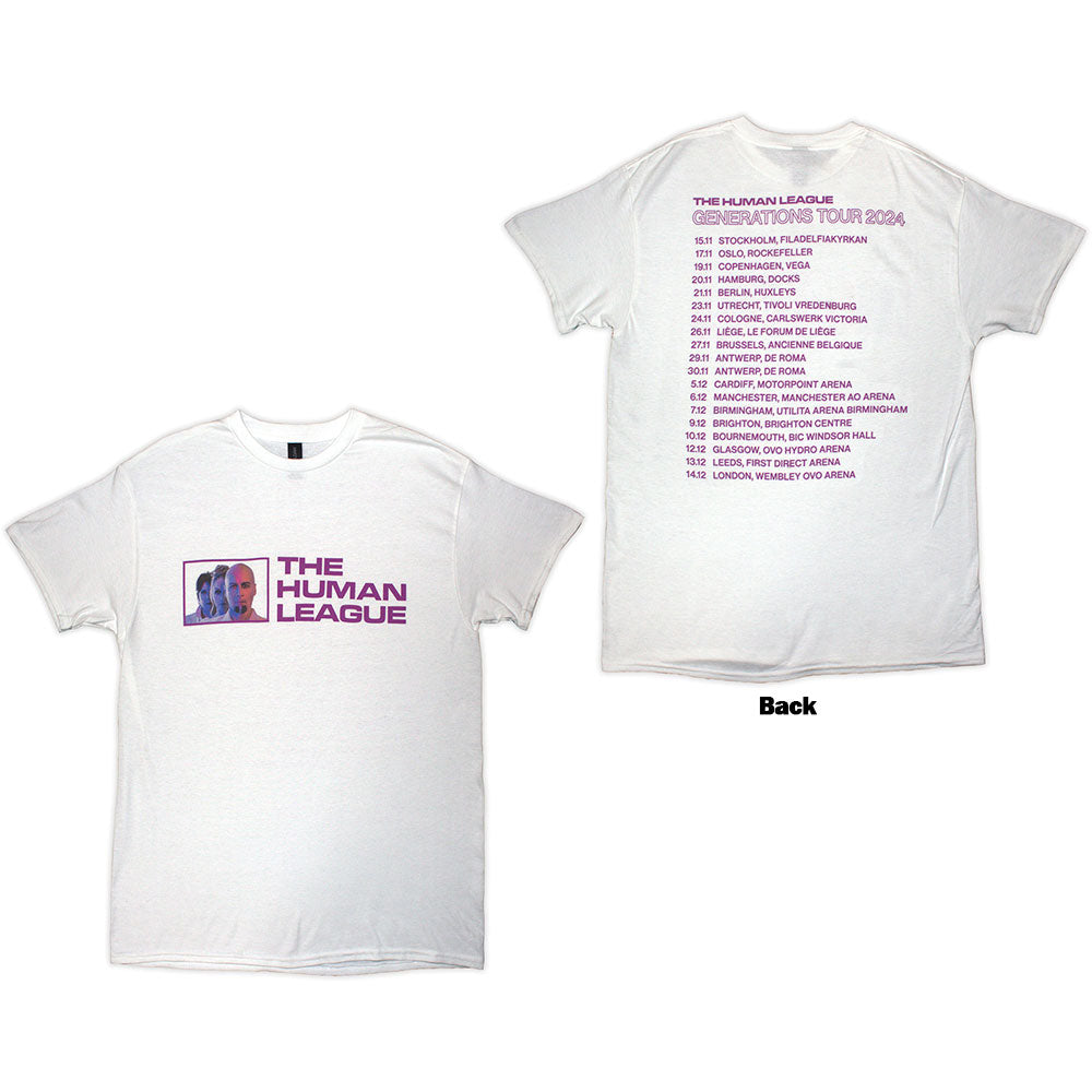 The Human League T-Shirt: Generations Tour '24 Photo