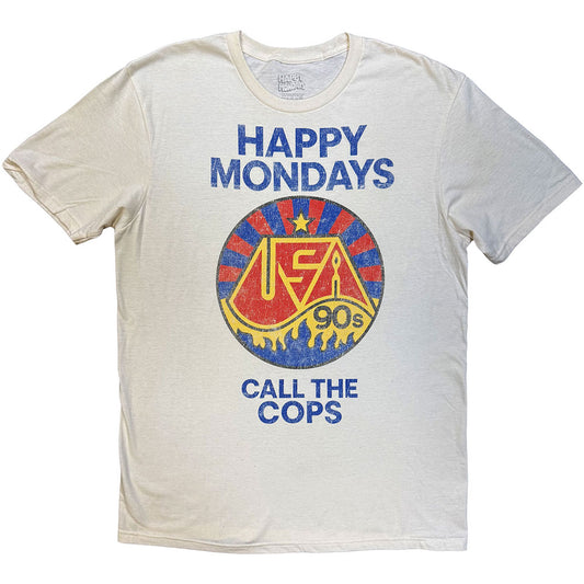 Happy Mondays T-Shirt: Call The Cops