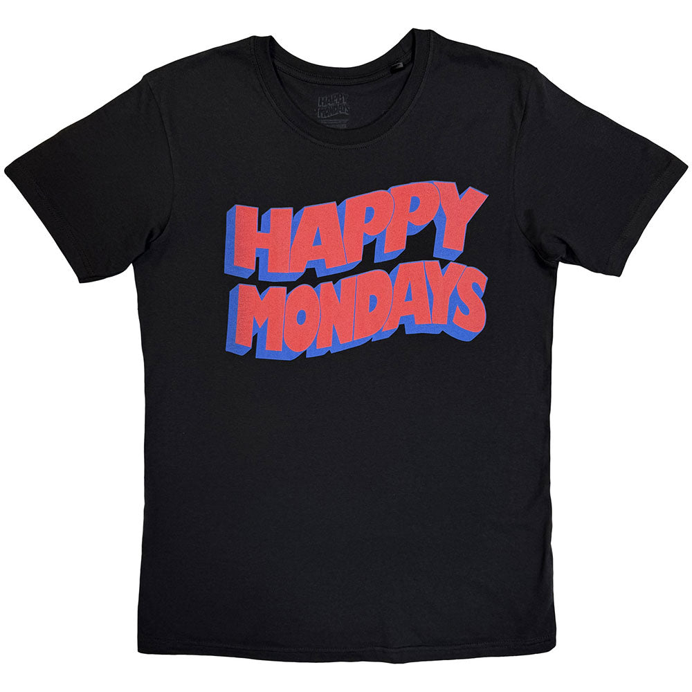 Happy Mondays T-Shirt: Wavy Logo