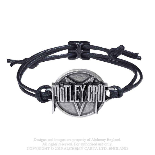 Motley Crue Wristband: Pentagram Logo