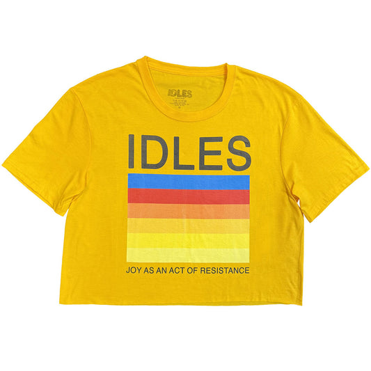 Idles Ladies Crop Top: Resistance