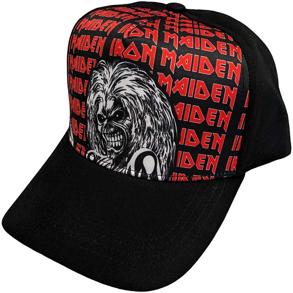 Iron Maiden Baseball Cap: Eddie Logo Repeat